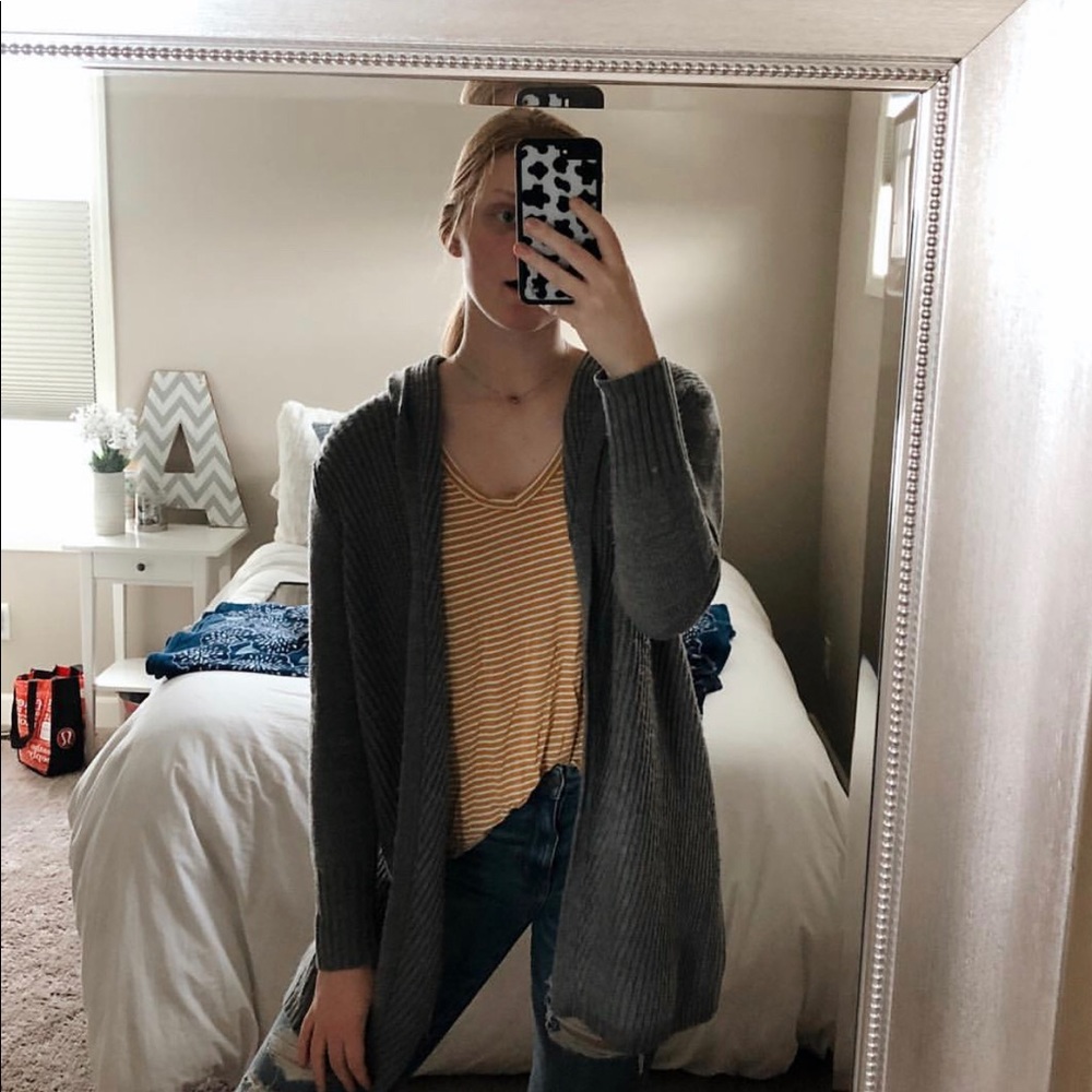 Target cardigan with hood